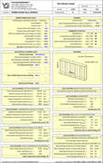 Timber frame wall design spreadsheet to BS 5268-2 2002 and BS 5269-6.1 1996. Includes racking resistance calculations,
